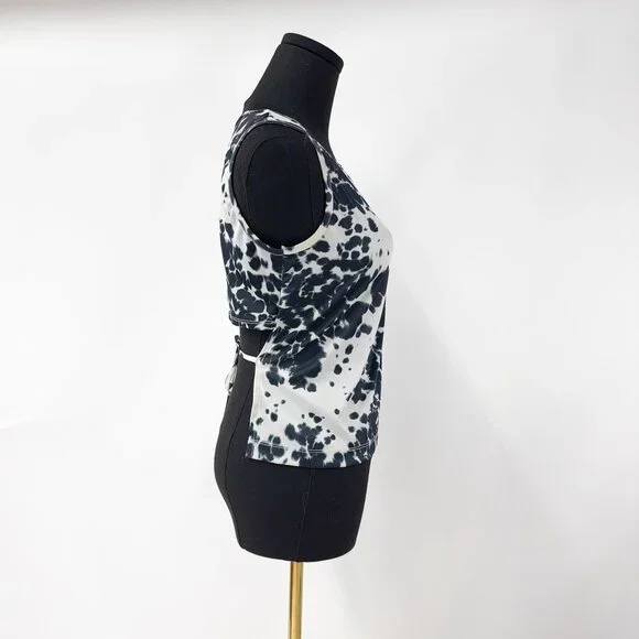 VINTAGE 90S SANTA BARBRA CLOTHING CO. TANK TOP WITH CUTOUT BACK AND BOW TIE - Picture 3 of 5